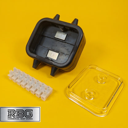 8 Way Junction Box Waterproof Rubber Block Britax for Towing Trailer Caravan UK