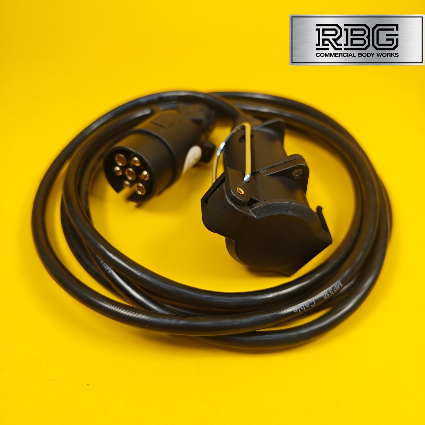 Extension Lead 7 Pin Plug To 7 Pin Flying Socket 3m Towing Cable Trailer 12V