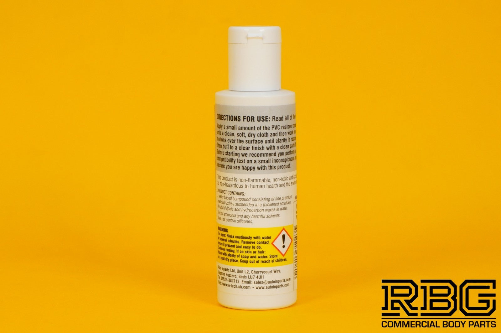 Clear Vision Soft PVC Restorer E-TECH Plastic Windows & Surface Cleaner Polish