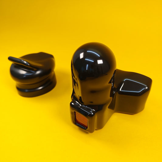 TowBall + Socket Cover Black PVC 50mm Towballs & 7 or 13 Pin Sockets Reflector