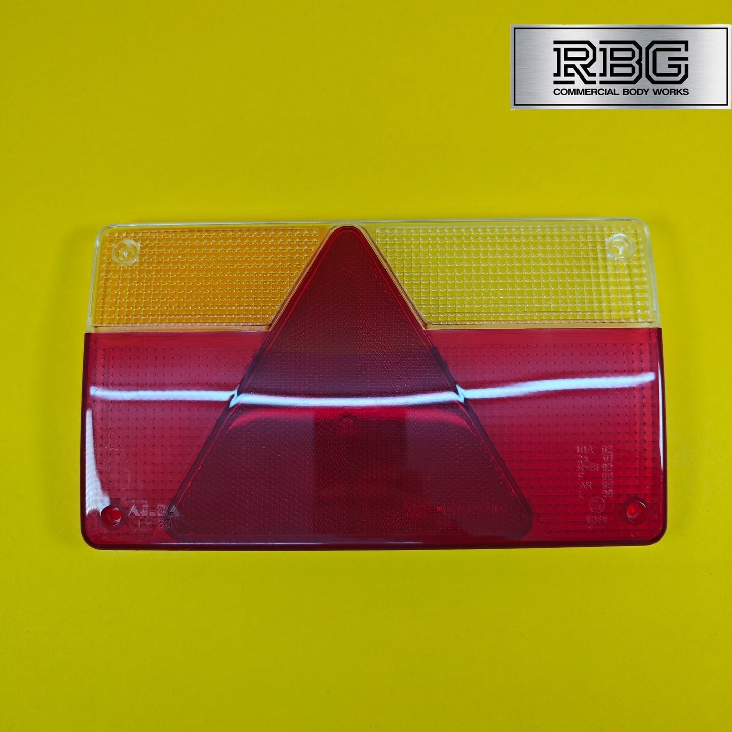 Replacement Lens Rear Light LEFT for AJBA FP.80 Orange Reflector Erde Trailer