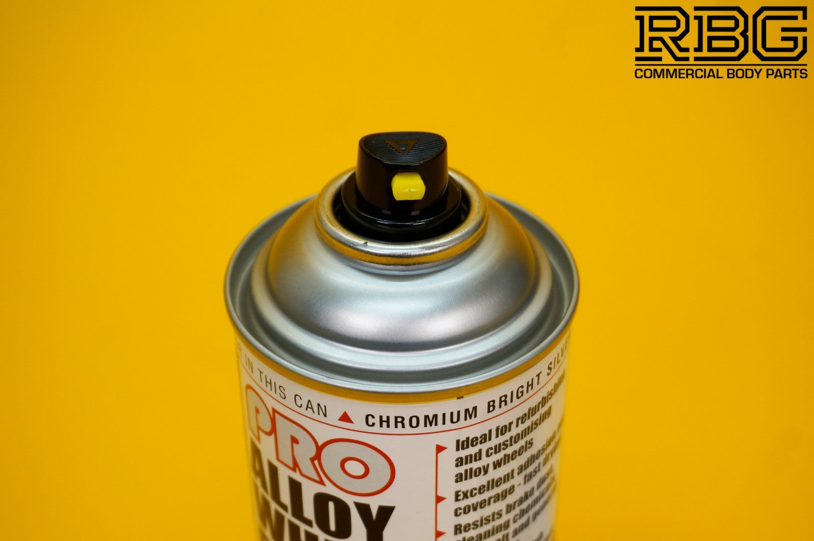PRO Alloy Wheel Paint CHROMIUM BRIGHT SILVER Refurbish & Refresh Spray E-TECH