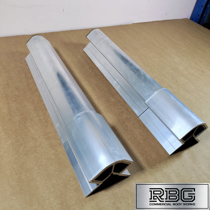 Aluminium Corner Pillar Extrusion 600mm & Socket Dropside Truck Trailer Tailgate