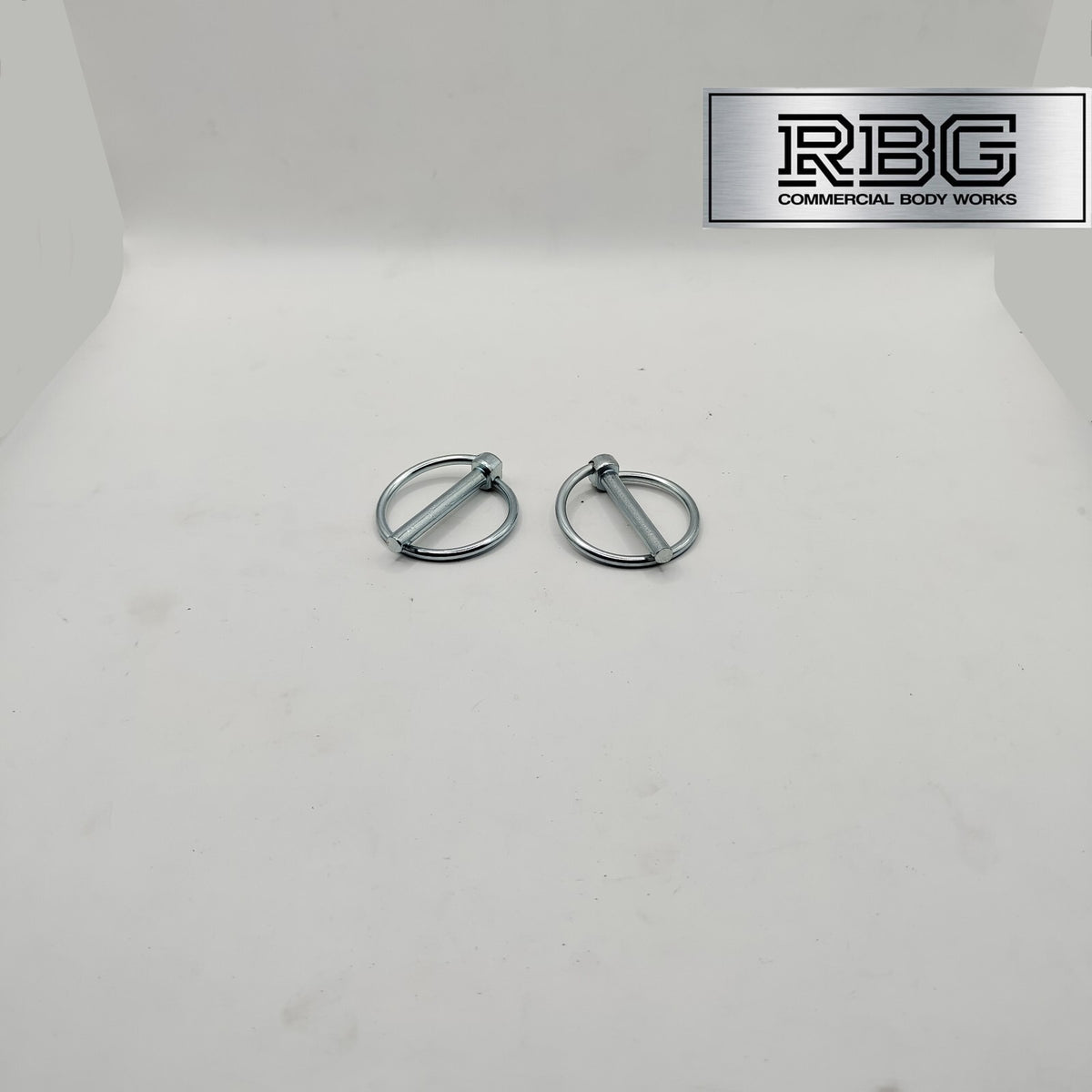 2x Lynch Pins Ø6 x 45mm Zinc Plated Steel Linch Pins Trailer, Tractor, Truck
