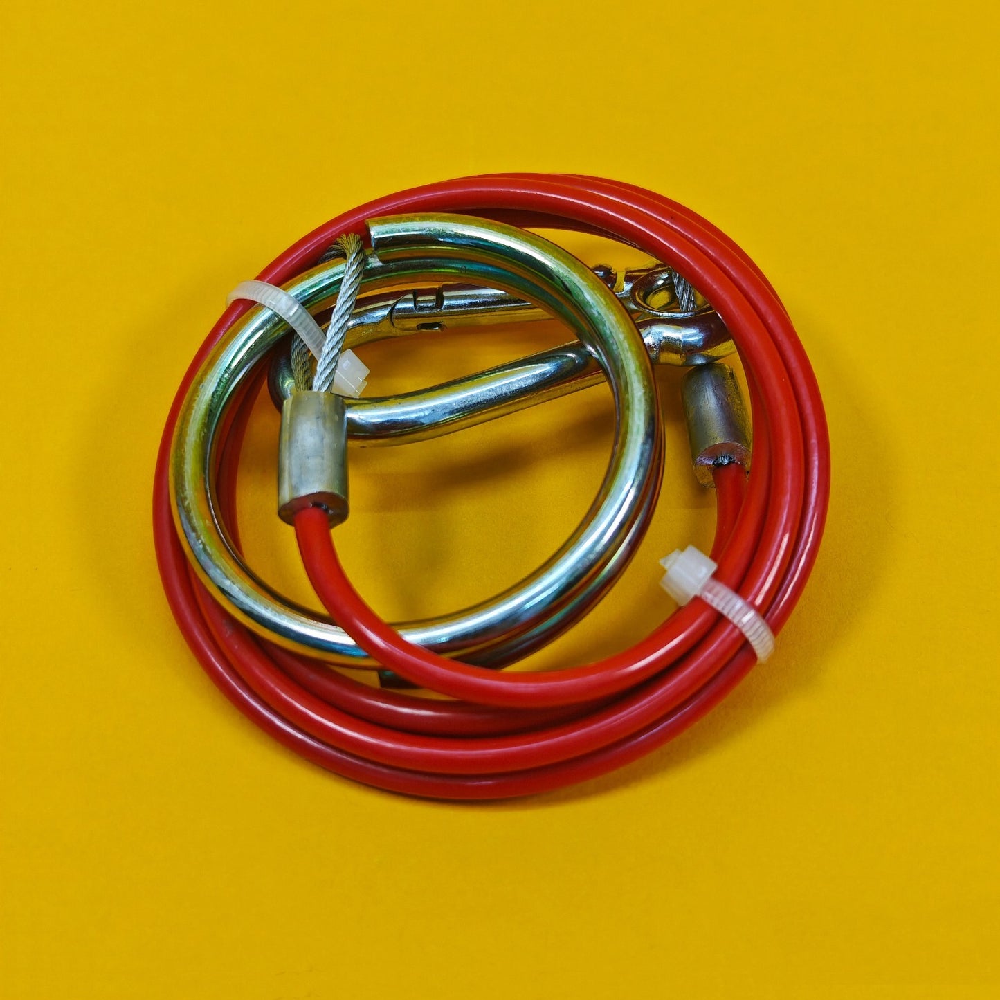 Breakaway Cable Red PVC 1m x 2mm for Trailer Caravan Safety Brake Cable UK