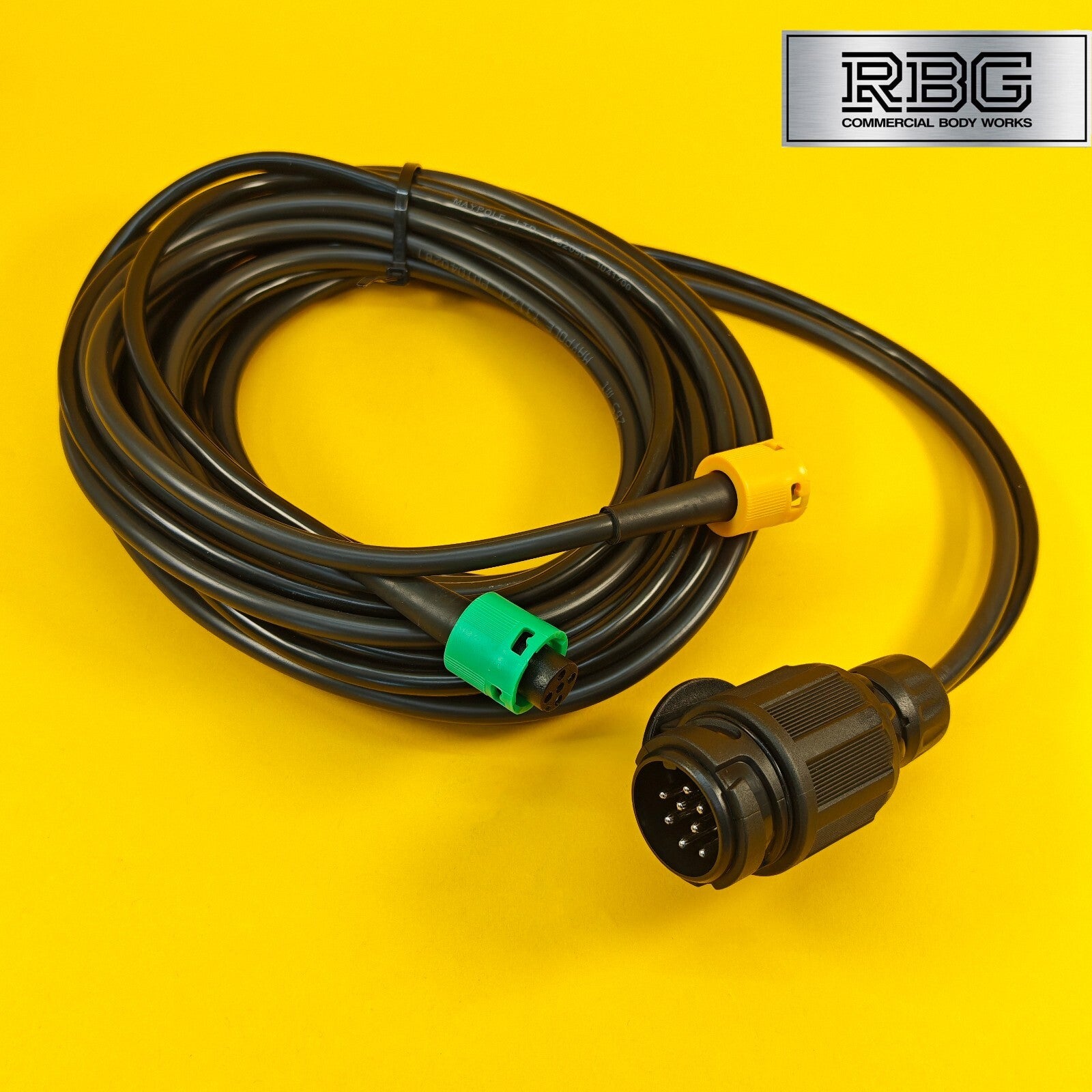 Main Harness AJBA 6m 13 Pin Plug 2x 5 Pin Connectors For Trailer Wiring Lighting