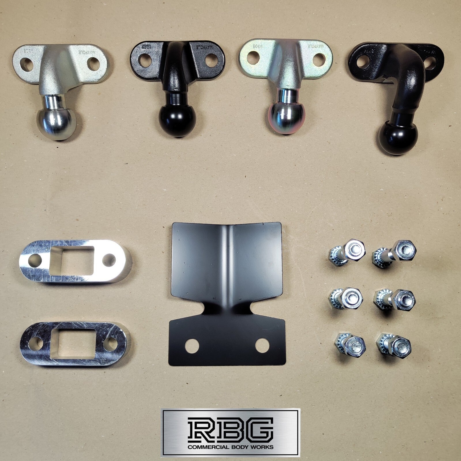Tow Ball Spacer Bumper Bolt Sets Maypole 50mm Tow Ball Trailer Truck 4x4 Towbar