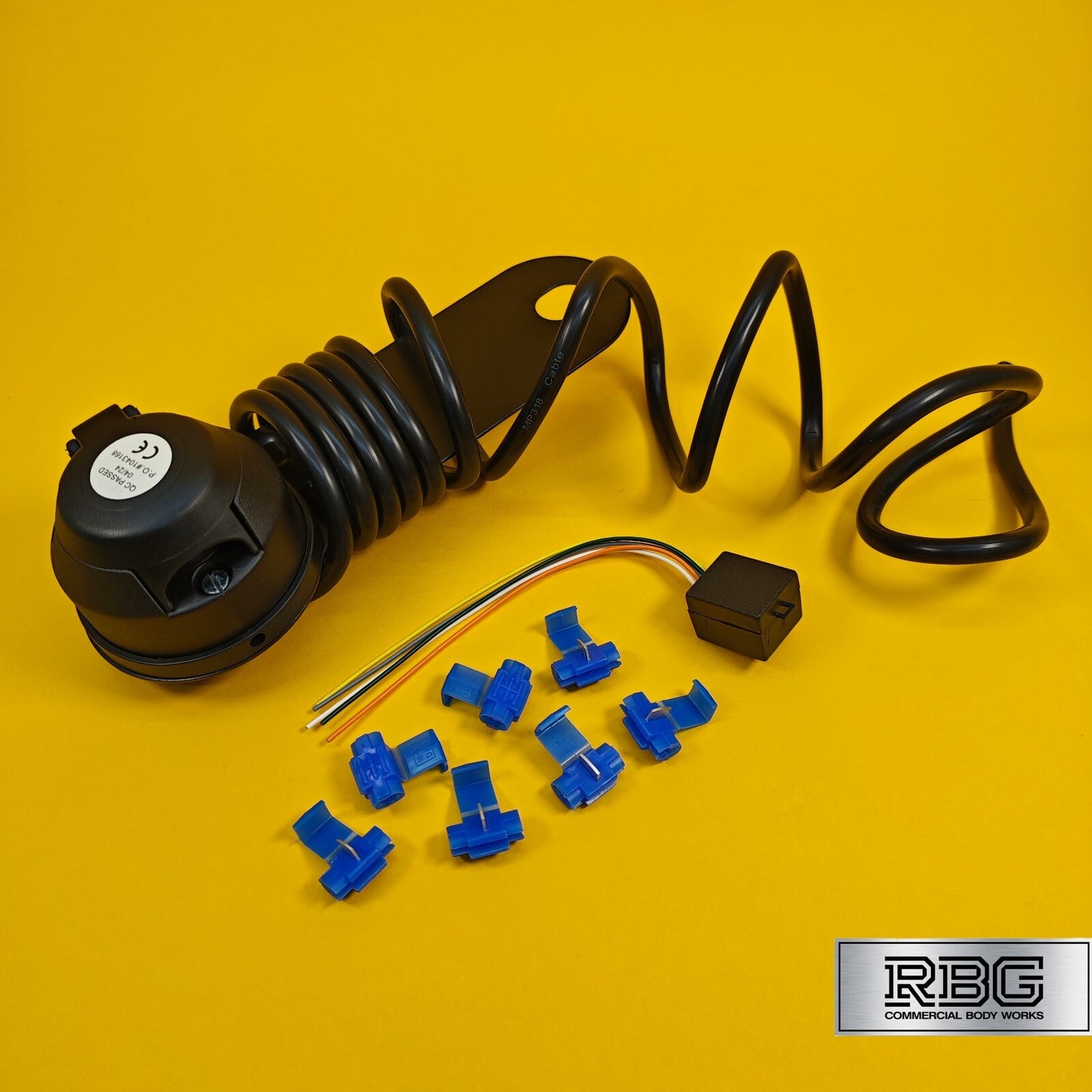 12N Wiring Kit 7 Pin With Audible Relay Buzzer Towing Trailer Caravan Towbar 2m