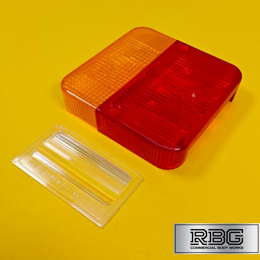 Replacement Lens for 4 Function Small Rear Trailer Light Perei Maypole Universal