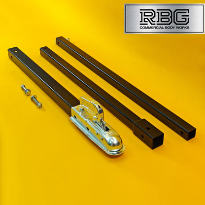 Vehicle Recovery Tow Pole 3.5Ton Ridged Towing Bar 2.6m 3500kg 3pc Steel Car Van
