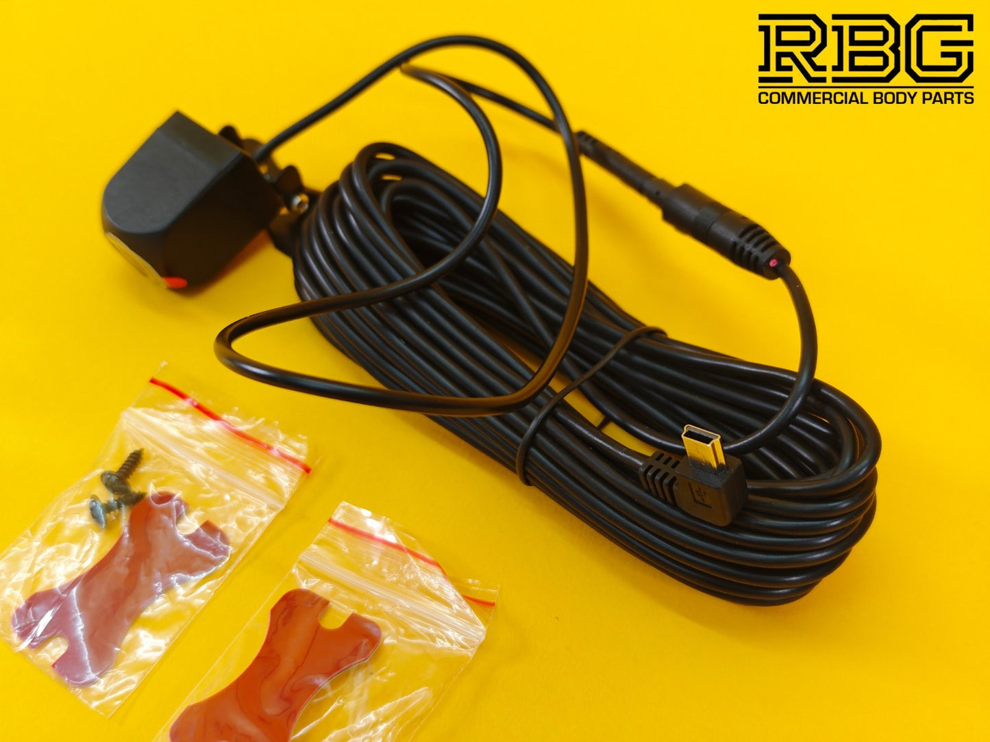 Rear 1080P View Camera With USB Mini B Connector For Dashcams Video Recorder UK