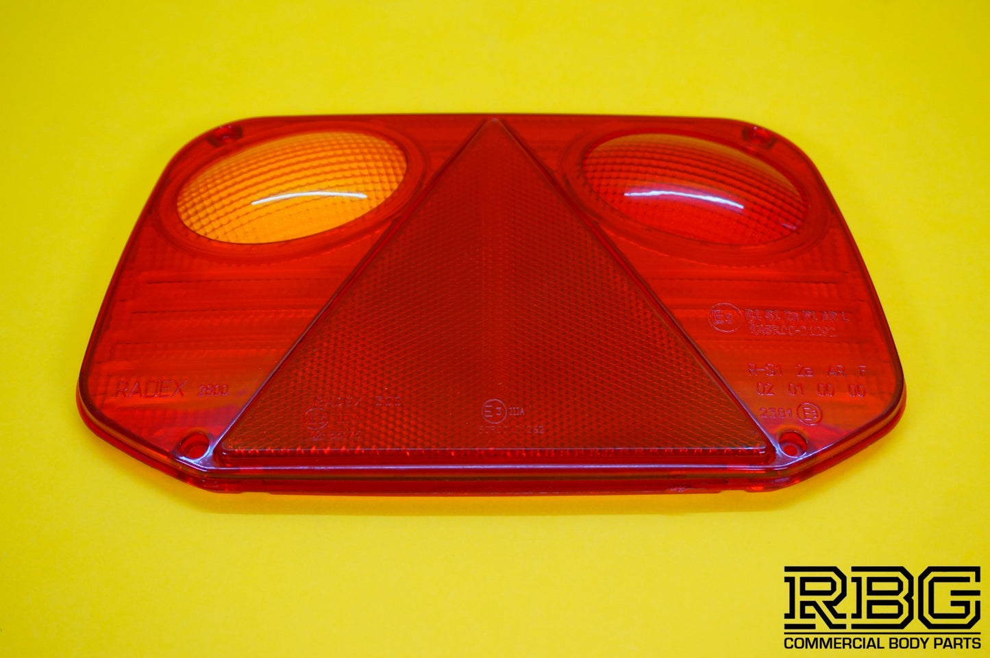 Replacement Lens for Radex 2800 LEFT Hand Rear Combination Light for Trailer