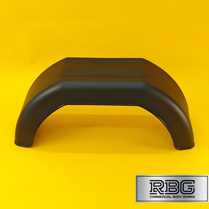 10 Inch Plastic Mudguard Single 610mm x 180mm for Trailer 10″ Wheel Domar Deluxe