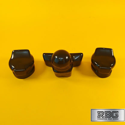 Tow Ball & 2x Socket Cover SET PVC For 50mm Towballs 7 & 13 Pin Sockets Trailer