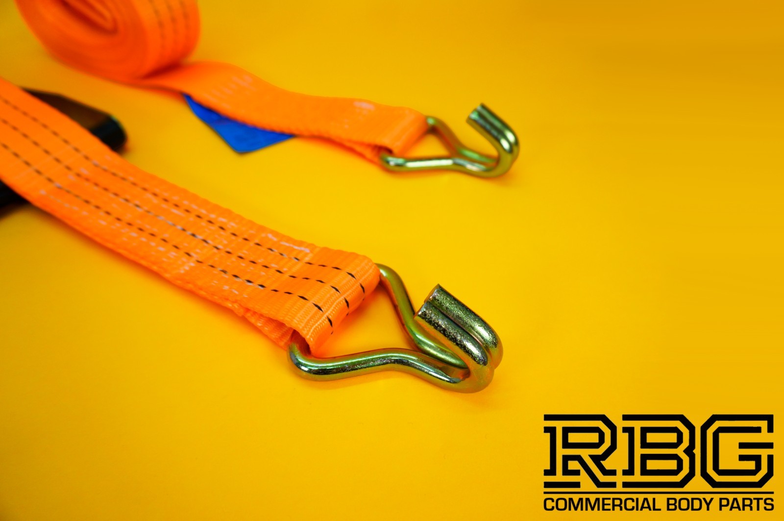 Ratchet Tie Down Strap 3Ton 50mm High-Visibility Orange 6m Lashing Cargo Safety