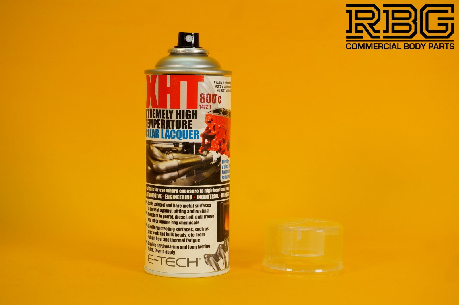 Extremely High Temperature Clear Lacquer 400ml E-TECH XHT Paint Protector Car