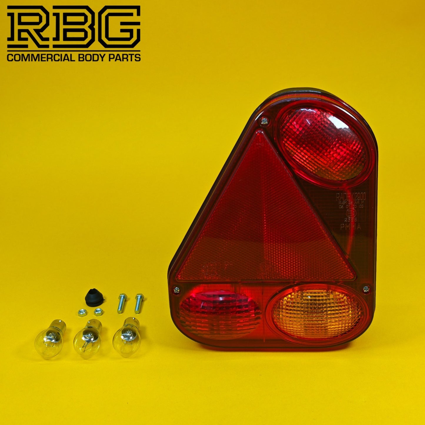 Rear Combination Lamp LEFT HAND Radex Light for Trailer Caravan 5 Function 12V