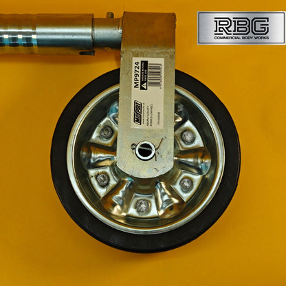 48mm Jockey Wheel Serrated Heavy Duty 500kg Trailer Ifor Williams 615-890mm