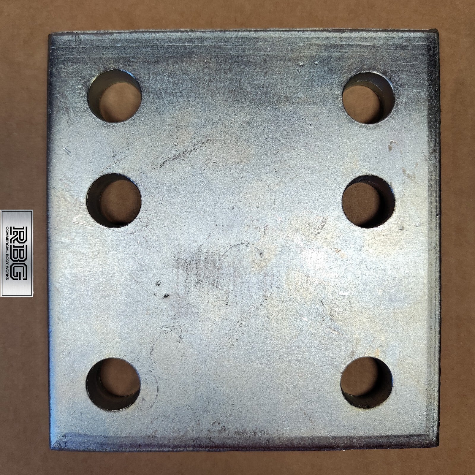 4" Drop Plate 6 Holes for Tow Ball M16 Steel Tow Bar Adjustable Silver 4 inch UK