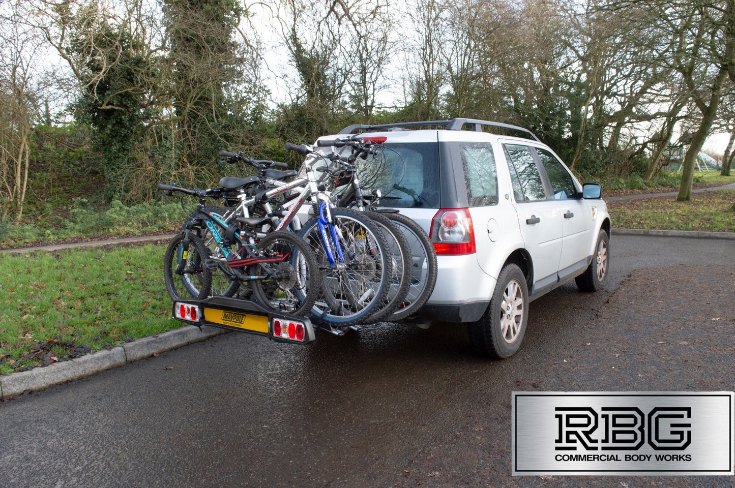 Cycle Carrier 4 Bikes Towball Mounted 60kg Car Rear Tow Bar Ball Tilting Rack UK