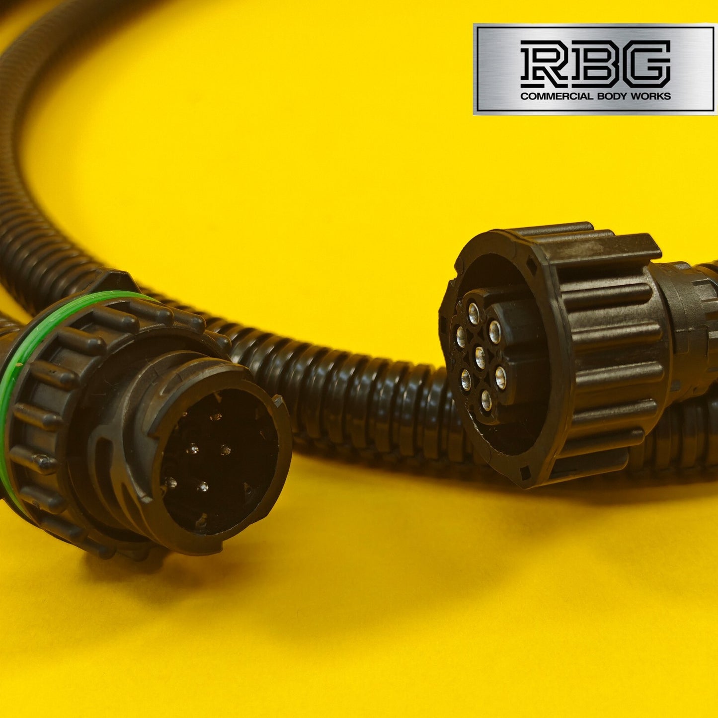 6/7 Pin Connector Plug F/M Twist Lock Rear Light Wiring Loom Harness 1m Cable