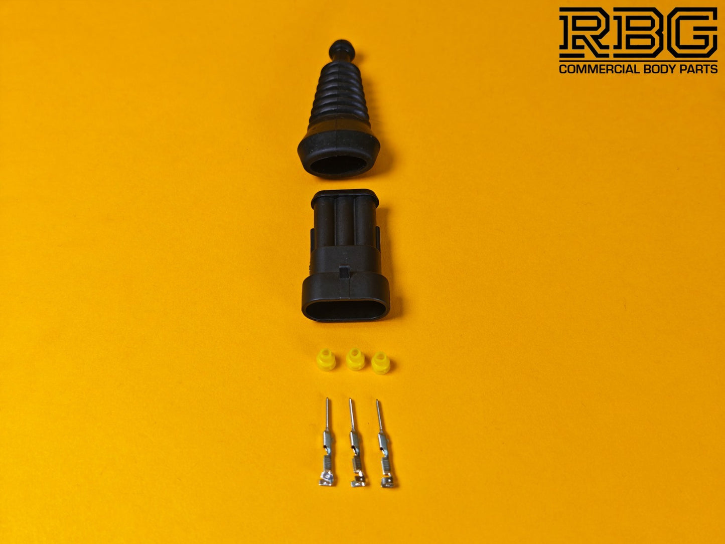 SuperSeal Connector Kit 3 Pin Female With Protective Boot AMP Waterproof IP67 TE