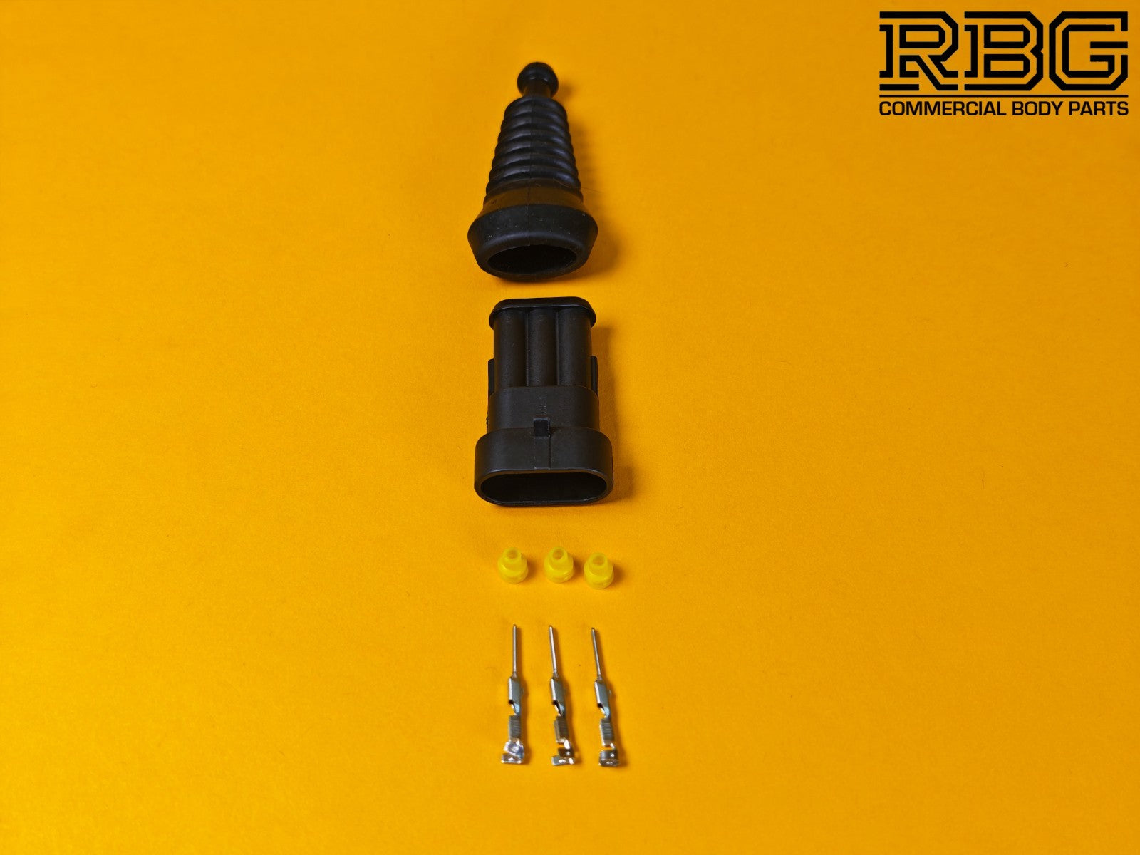 SuperSeal Connector Kit 3 Pin Female With Protective Boot AMP Waterproof IP67 TE