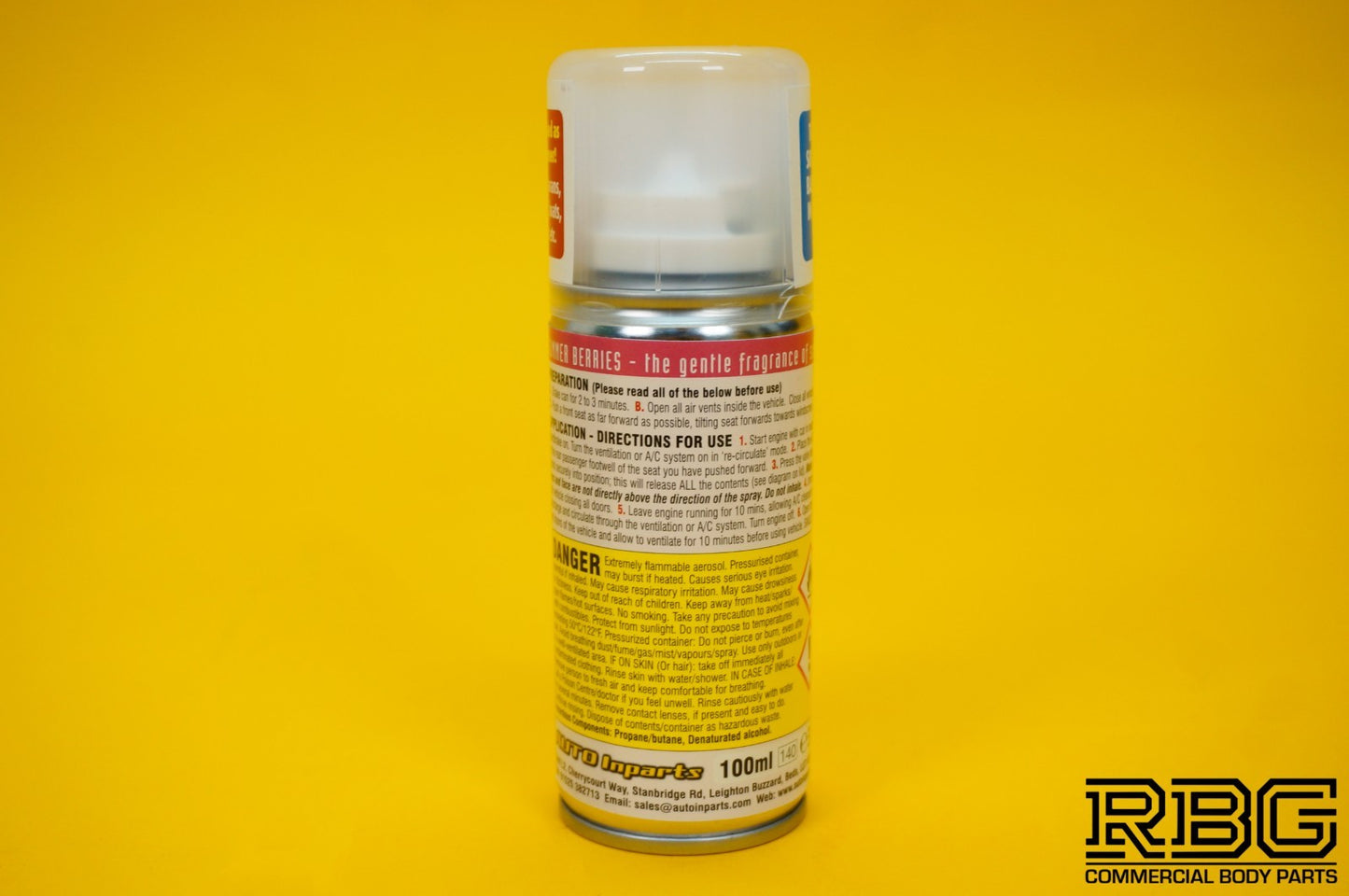 Air-Con Cleanser Summer Berries Uber Air Conditioning Freshener Ventilation