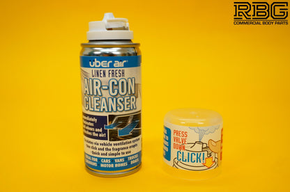 Air-Con Cleanser SET of Cool Vanilla + Summer Berries + Fresh Linen Uber Air Car