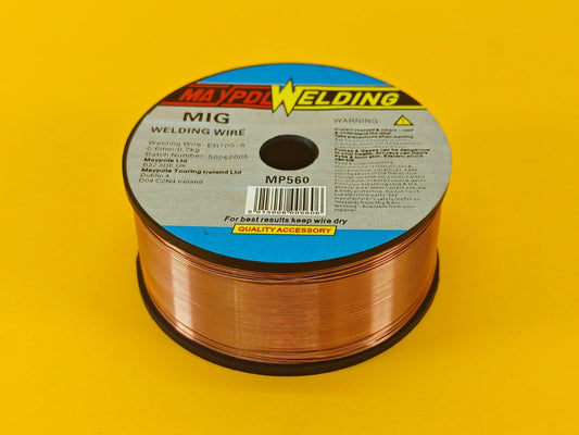 0.6mm Steel Welding Wire 0.7Kg Spool Roll MIG Welding Wire Mild Steel Reel UK