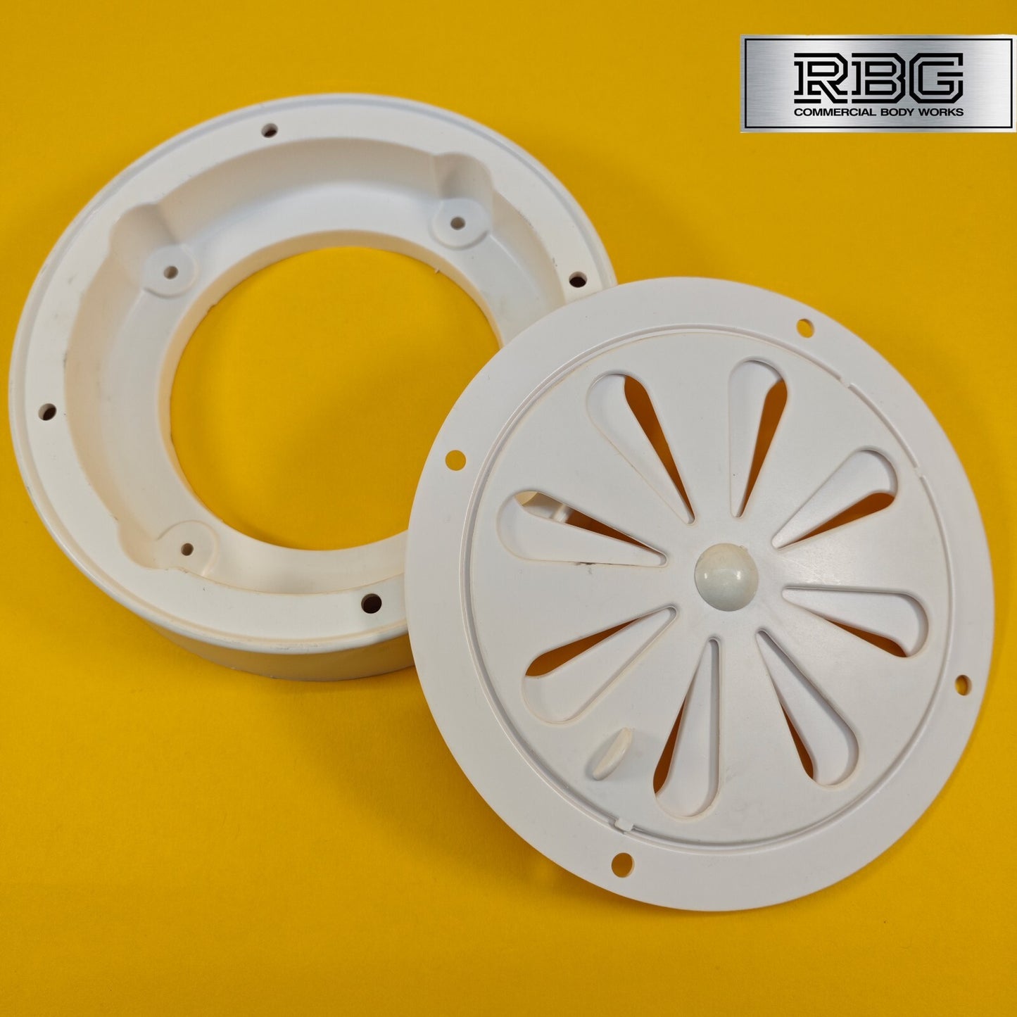 Centaflow™ Wind Driven Vent White Horsebox Classic Profile Rotary Van Roof Air