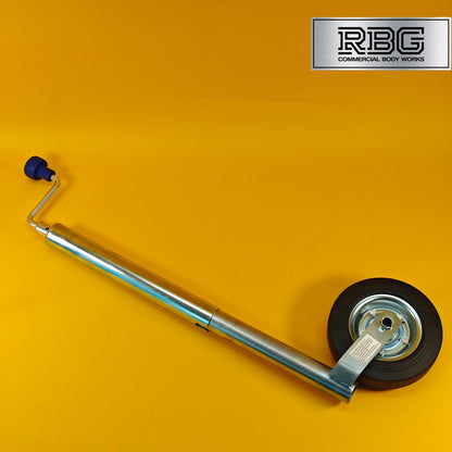 48mm Jockey Wheel For Trailer / Caravan 100Kg Telescoping 570mm-810mm Extension