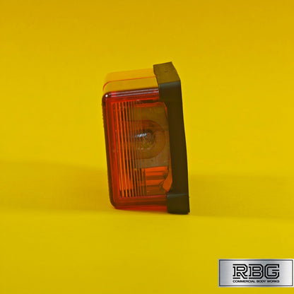 Rear Rectangular Combination Light 4 Function Bulb Lamp for Trailer Caravan 12V