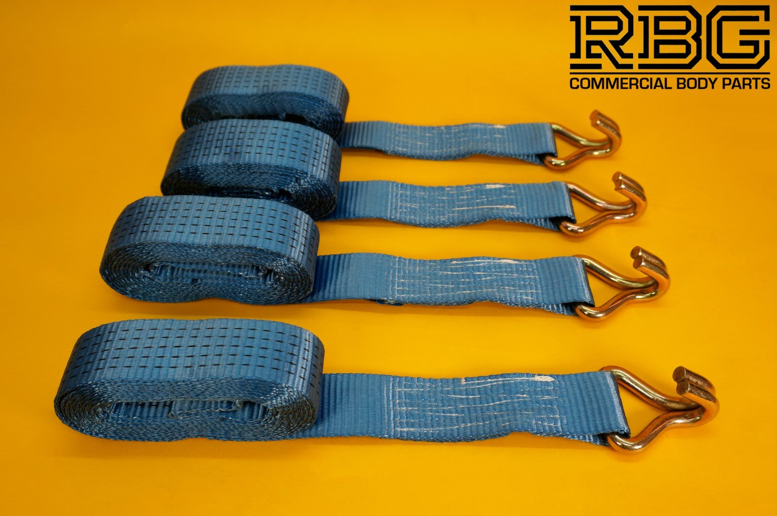 Winching Assistance Strap 1.5m x 50mm + 4x Recovery Ratchet Strap 4m x 50mm 5Ton