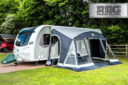 Stoneleigh Poled Porch Awning 390cm for Caravan & Motorhome Water Resistant UK