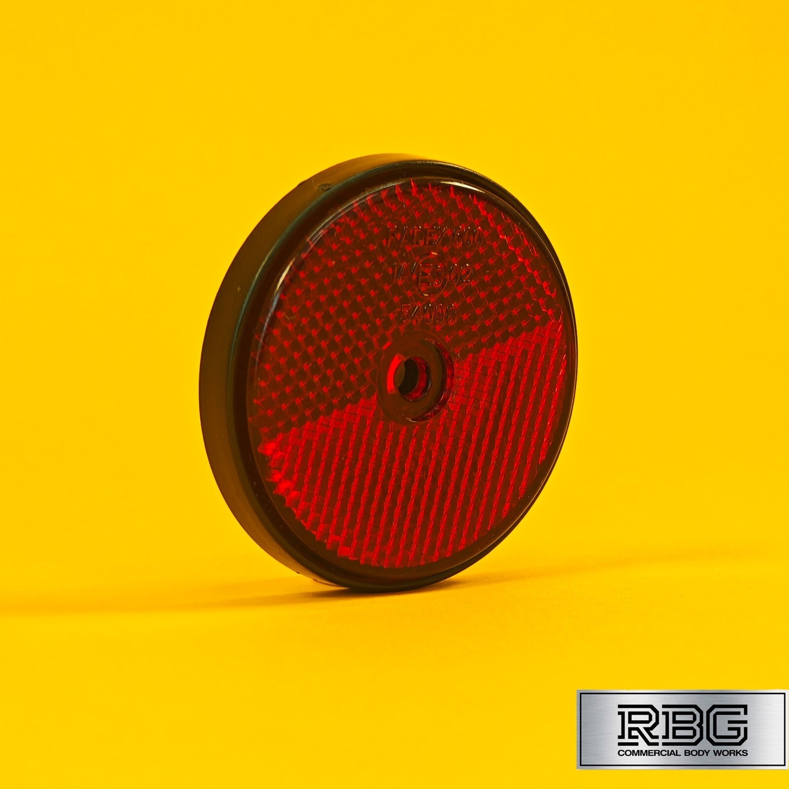 Round Red Reflector Radex 60mm Rear Lighting for Trailer Caravan Horsebox UK