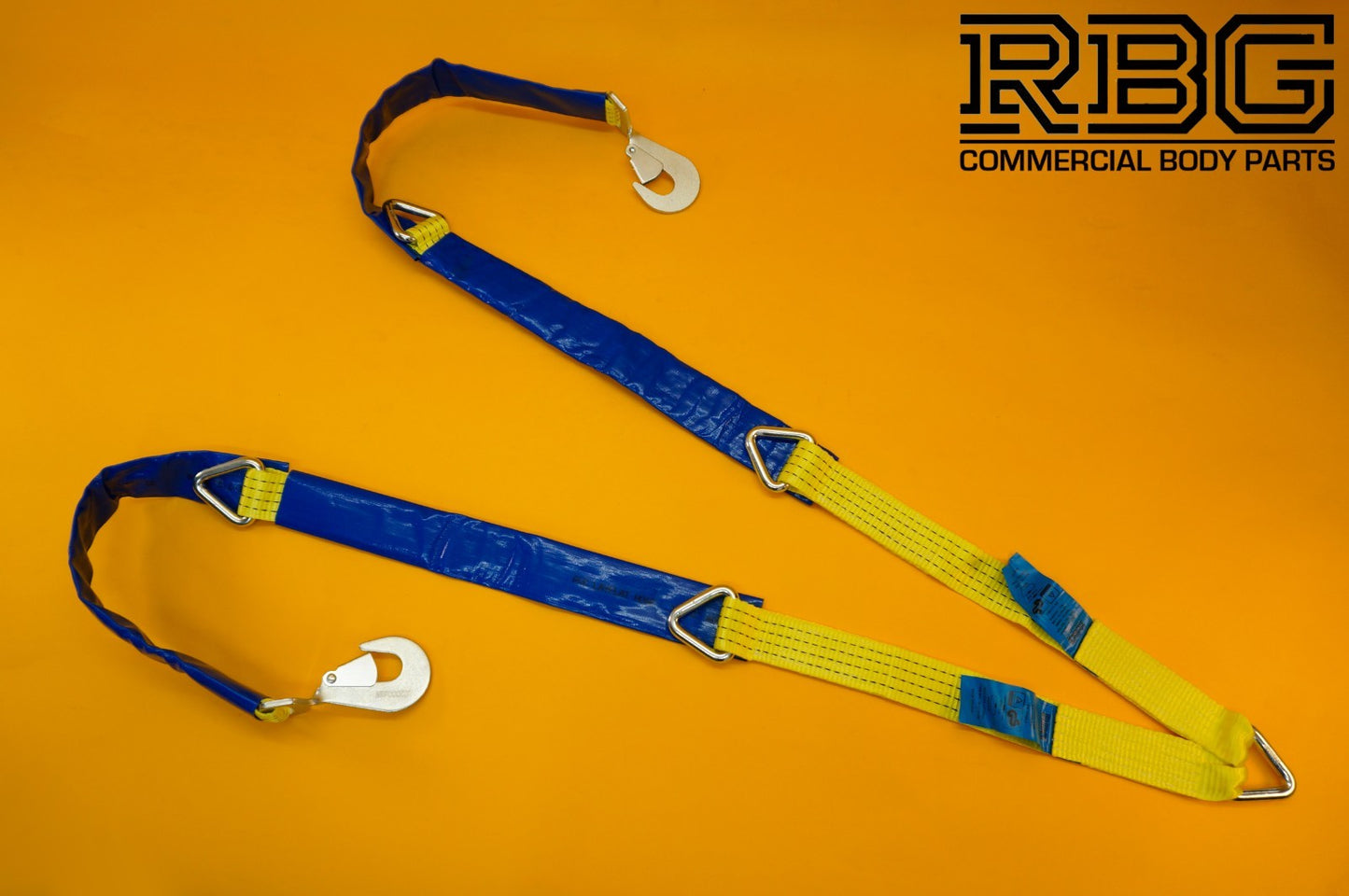 Winching Assistance Straps 1.5m x 50mm Webbing Winch Brother 4Ton Breakaway Claw