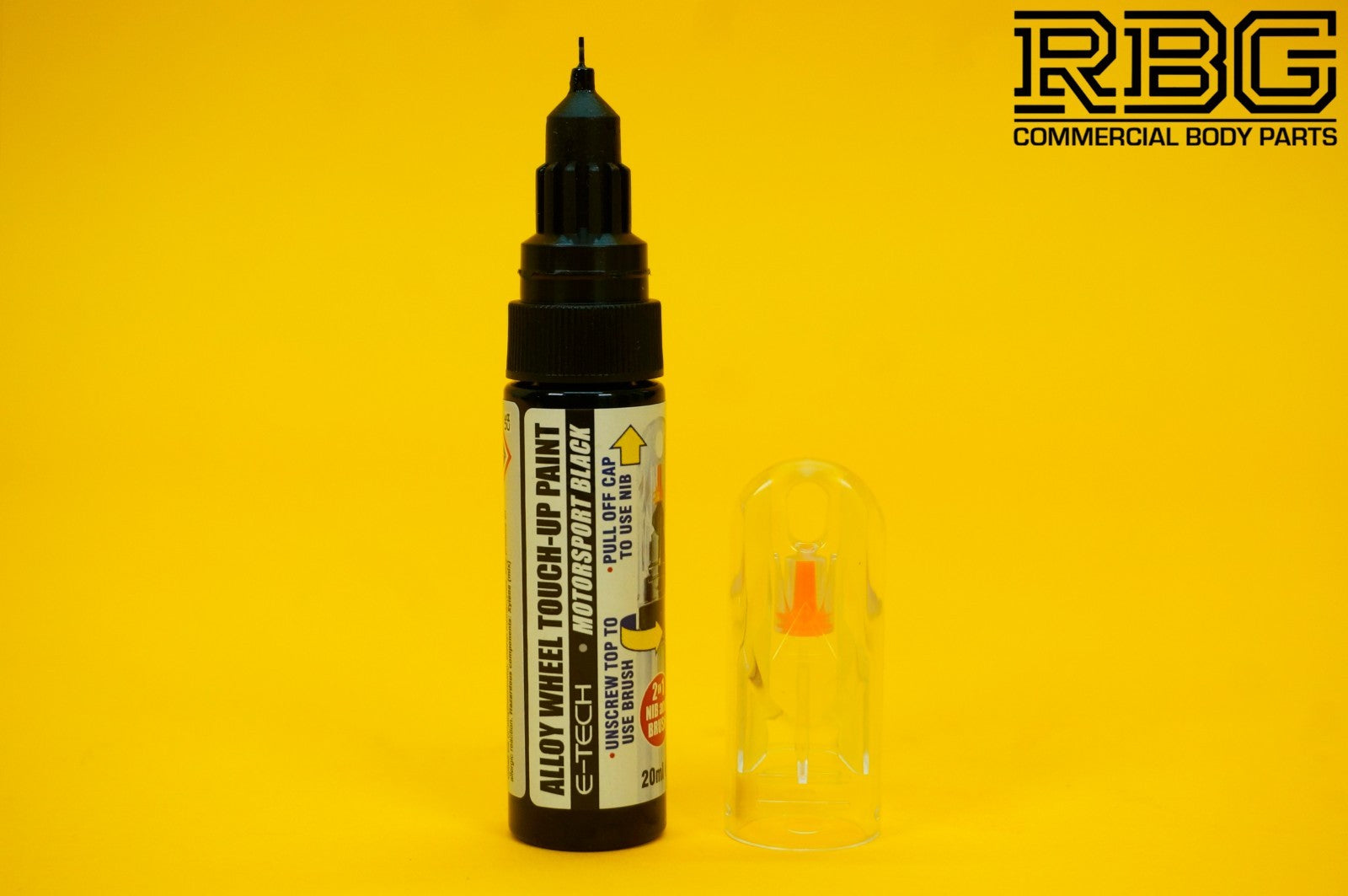 Alloy Wheel Paint Touch-Up PEN & STICK BLACK Chip Kurb Damaged Repair Pen Car