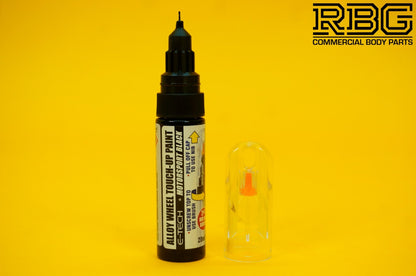 Alloy Wheel Paint Touch-Up PEN & STICK BLACK Chip Kurb Damaged Repair Pen Car