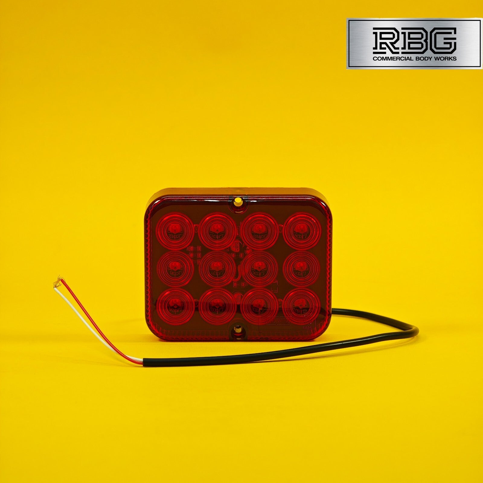 Rear Fog Light LED Red Slimline Universal Ring Lamp Trailer Caravan Truck 10-30V