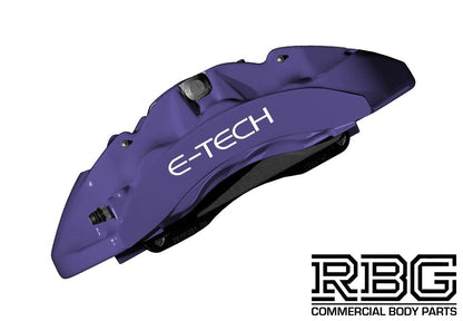 Brake Caliper Paint Kit VIOLET Paint + Cleaner + Brush E-TECH For Car Vehicle UK