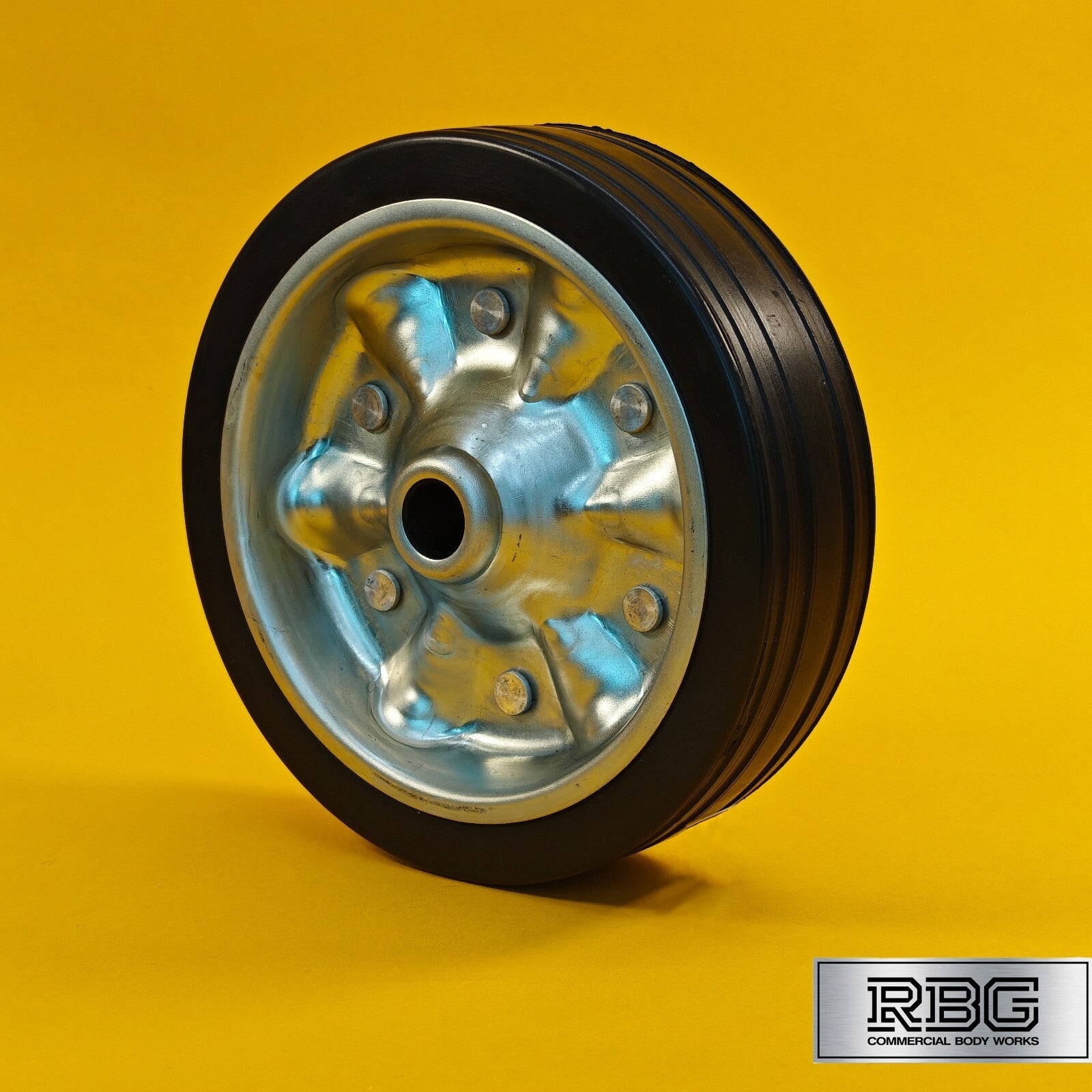 Spare Wheel for Jockey Wheels Replacement for Trailer Rubber Tyre 200mm UK