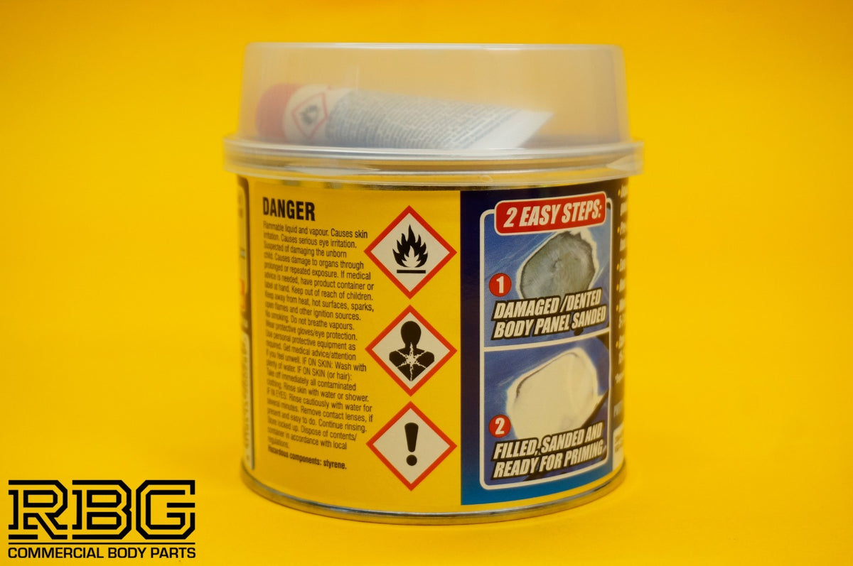 Advanced Body Filler Car Bodywork Anti Rust Dent Gouge Splits Scratches Repair