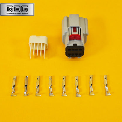 Ford Transit MK8 Wiring Loom Plug Grey for Tail Light Lamp Tipper Recovery 8Pin