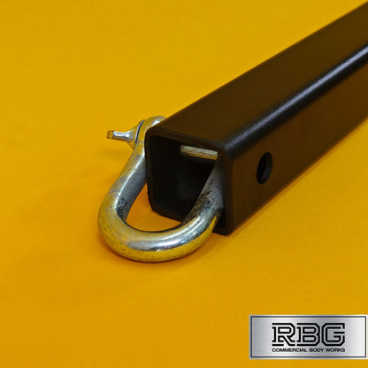 Vehicle Recovery Tow Pole 3.5Ton Ridged Towing Bar 2.6m 3500kg 3pc Steel Car Van