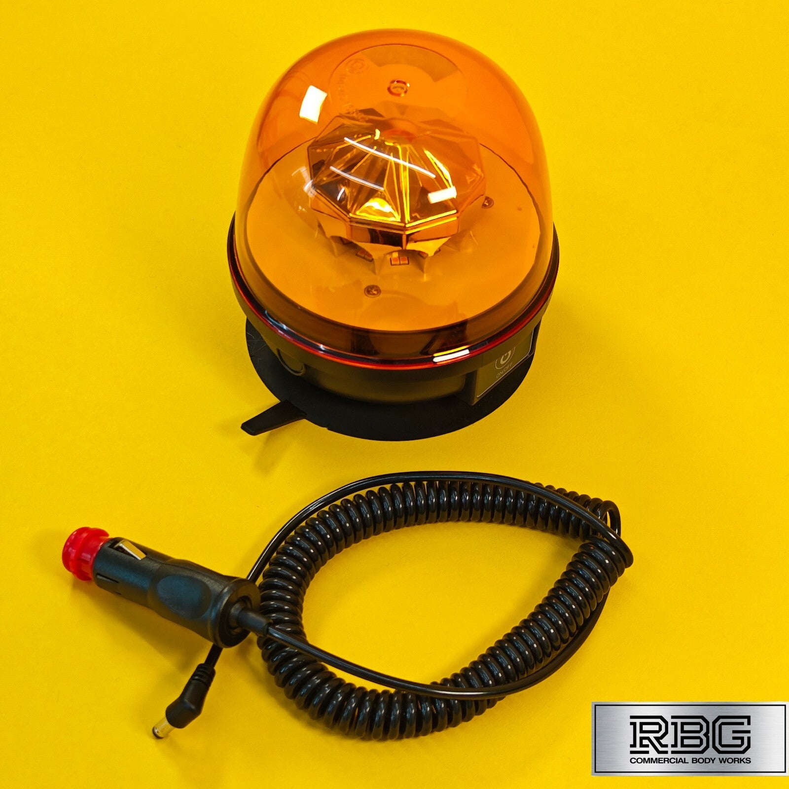 Wireless Warning Beacon Light Amber Rechargeable 12/24V LED Flashing IP67 UK