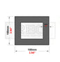 ALUMINIUM RECTANGULAR & SQUARE BOX SECTION Various Sizes Metric Free UK Delivery