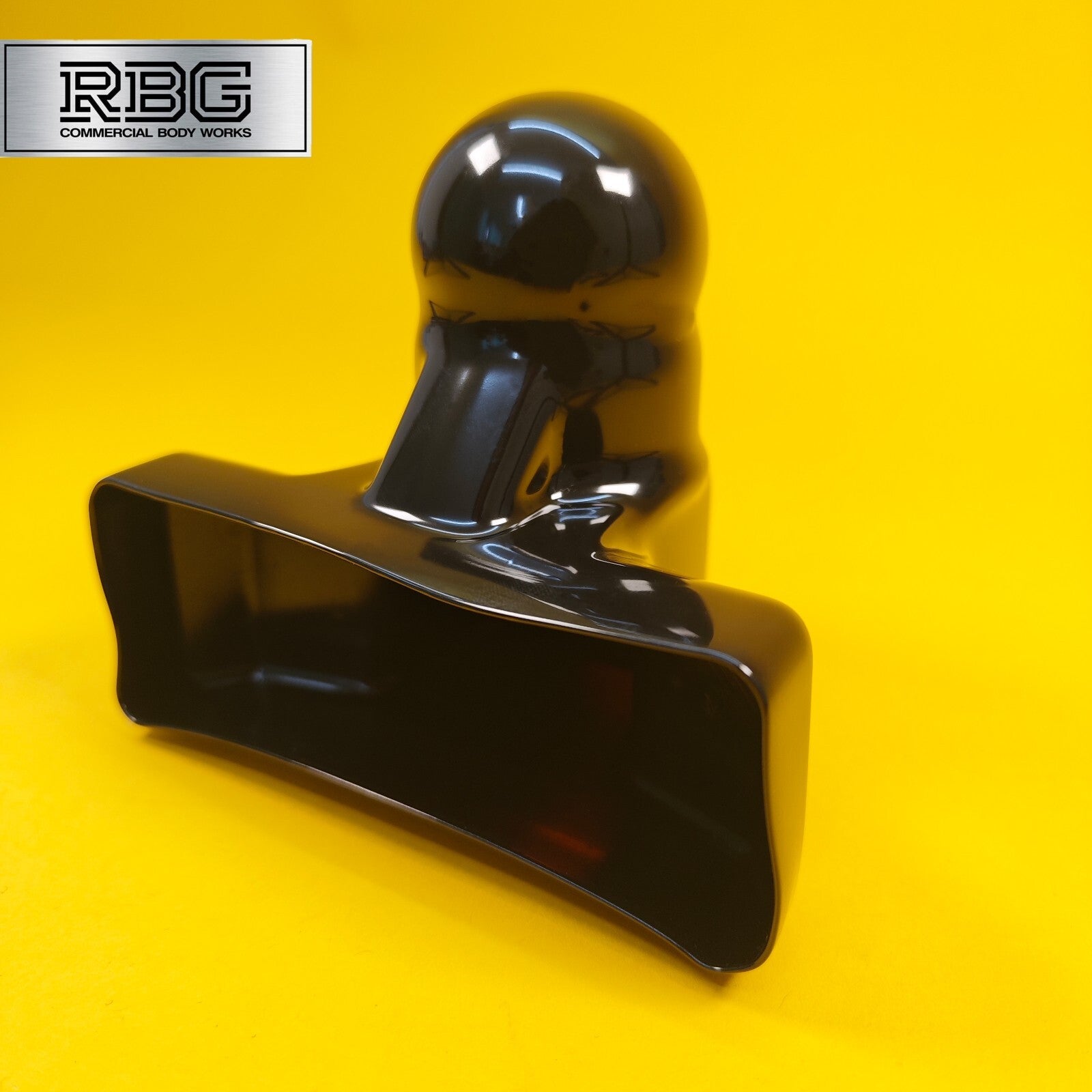 Towball Cover with Reflector Black PVC Boot for Fit Standard 50mm Tow Ball UK