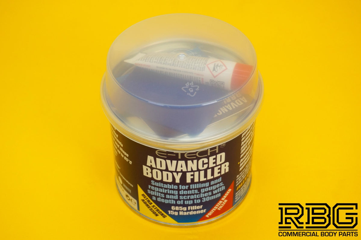 Advanced Body Filler + Technik Self Etch Primer Spray GREY Car Bodywork E-TECH