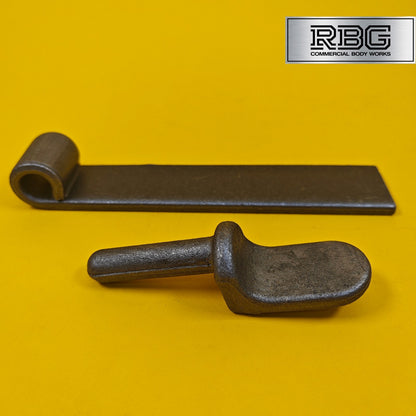 Straight Hinge & Gudgeon Pin Set SC Trailer Pick Up Tipper Tailgate Dropside